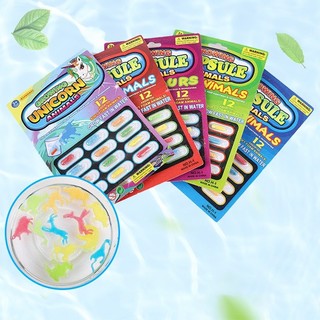 (Set 12 Viên)Mô Hình Viên Nang Xốp Ngâm Nước Nở Theo Chủ Đề Cho Bé Vui Chơi Học Hỏi
