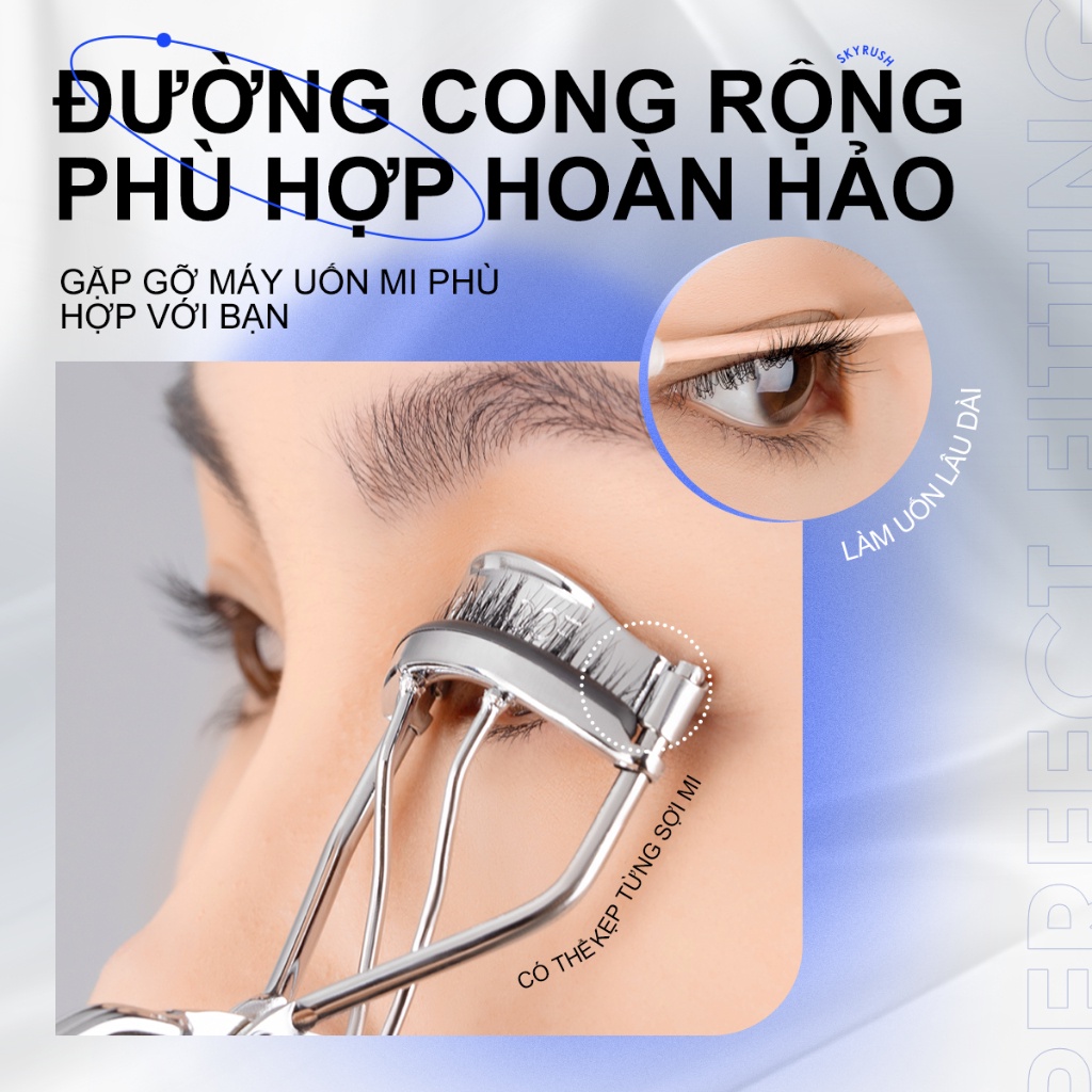 FOCALLURE Dụng Cụ Bấm Lông Mi Giúp Hàng Mi Cong 32g