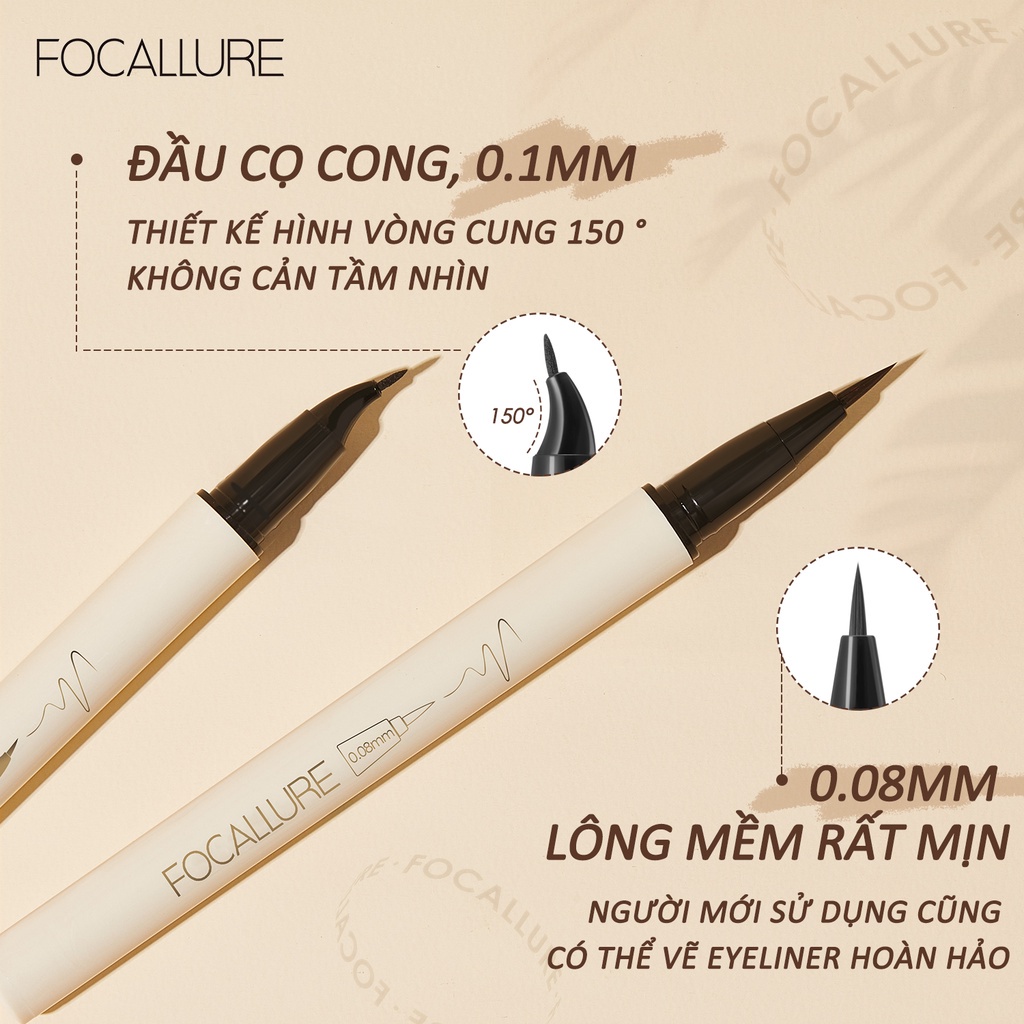 FOCALLURE Bút kẻ mắt nước siêu mượt chống thấm nước và lâu trôi 0.6g | BigBuy360 - bigbuy360.vn