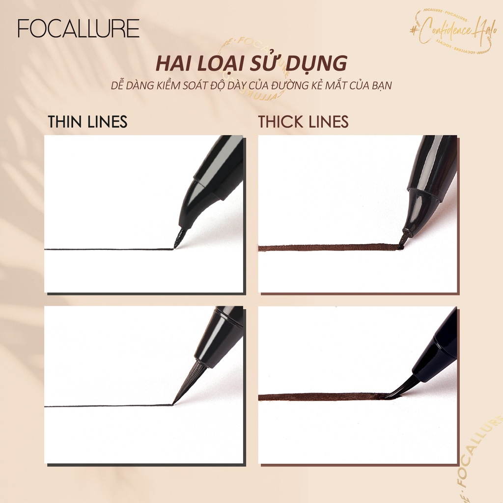 FOCALLURE Bút kẻ mắt nước siêu mượt chống thấm nước 0.6g | BigBuy360 - bigbuy360.vn