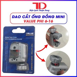 Dao cắt ống đồng mini value phi 6 đến phi 16 - bảo hành 12 tháng vật tư điện lạnh thuận dung