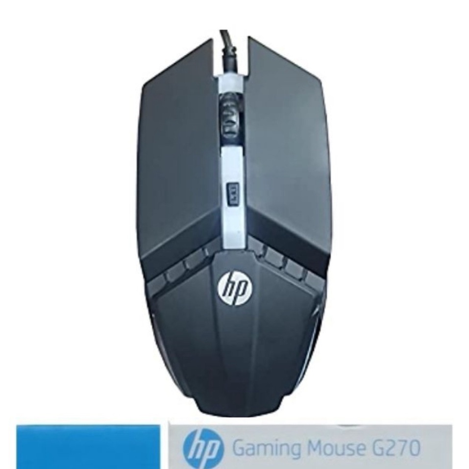 Chuột Gaming HP G270 Led RGB DPI Cao 4 Tốc Độ Siêu Mượt Thiết Kế Hầm Hố Ôm Trọn Tay | BigBuy360 - bigbuy360.vn