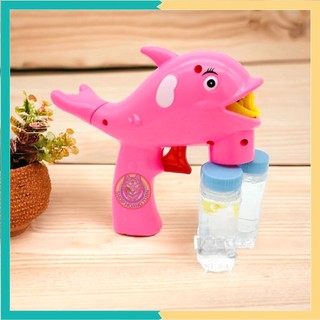 Đồ chơi Cá Heo thổi bong bóng xà phòng kèm 2 hủ nước xà phòng