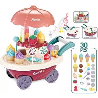 Bộ đồ chơi xe kem 30 chi tiết cho bé yêu gvq store