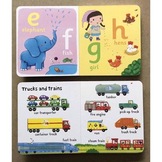 Sách - Usborne very first words 10 cuốn + File Mp3