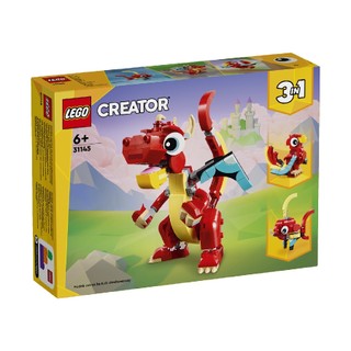 Đồ chơi lắp ráp rồng đỏ may mắn lego creator 31145