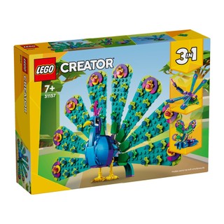 Đồ chơi lắp ráp mô hình chim công sặc sỡ lego creator 31157