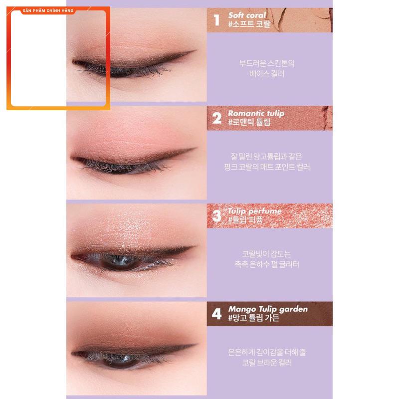 3jjs (ĐỌC KĨ MÔ TẢ)BẢNG PHẤN MẮT PHIÊN BẢN GIỚI HẠN ROMAND X NEONMOON 4 Ô MÀU RONAMD BETTER THAN EYE 6.5G