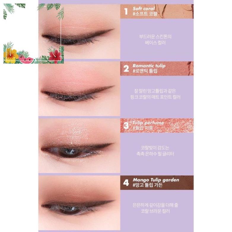 3jjs (ĐỌC KĨ MÔ TẢ)BẢNG PHẤN MẮT PHIÊN BẢN GIỚI HẠN ROMAND X NEONMOON 4 Ô MÀU RONAMD BETTER THAN EYE 6.5G