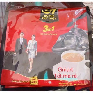 Cà phê sữa hoà tan trung nguyên g7 3 trong 1 túi lớn 50 gói, hàng mới
