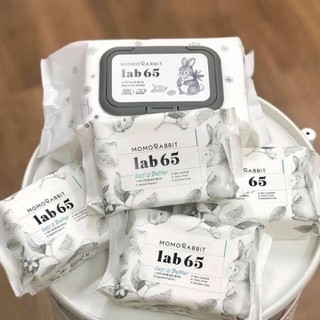 Khăn ướt momorabbit lab 65 hàn quốc - bịch 72 tờ