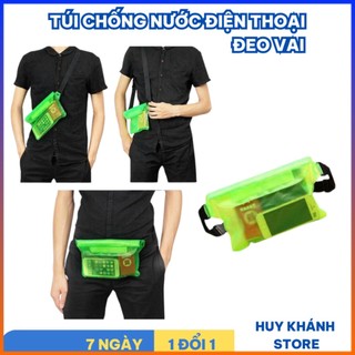 Túi chống nước điện thoại đeo vai đi du lịch đi biển, shipper đa năng an toàn