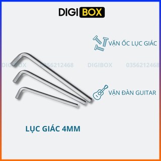 Lục giác, lục lăng 4mm mở đầu ốc lục giác, mở đàn ghita inox Digibox tiện dụng