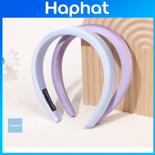 Băng Đô Cài Tóc Lụa Trơn [FREESHIP] Băng Đô Cài Tóc Lụa Trơn basic nhiều màu Phong Cách Tiểu Thư Hàn Quốc