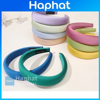 Băng Đô Cài Tóc Lụa Trơn [FREESHIP] Băng Đô Cài Tóc Lụa Trơn basic nhiều màu Phong Cách Tiểu Thư Hàn Quốc