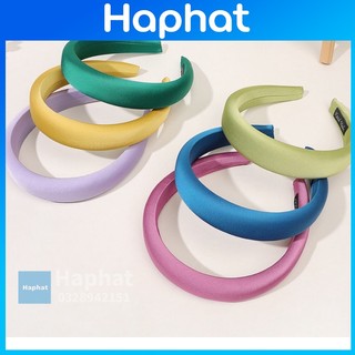 Băng Đô Cài Tóc Lụa Trơn [FREESHIP] Băng Đô Cài Tóc Lụa Trơn basic nhiều màu Phong Cách Tiểu Thư Hàn Quốc