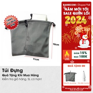 Túi đựng pin và phụ kiện 18*11cm chống nước nhẹ có dây rút tiện lợi - BANIECOM