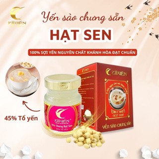 Yến chưng hạt sen 45% tổ yến - Yến sào Khánh Hòa cao cấp hũ 70ml
