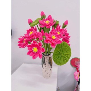 Kẽm nhung màu hồng 6-8ly làm hoa đào, hoa sen, hoa kẽm nhung handmade