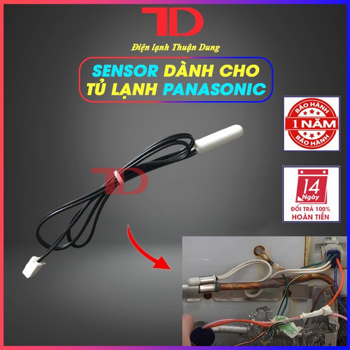 [CN HCM] Sensor tủ lạnh PANASONIC đầu trắng, Đầu dò cảm biến Tủ Lạnh Vật tư Điện lạnh Thuận Dung