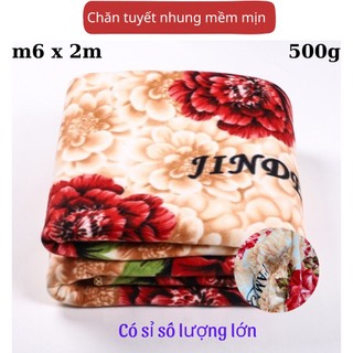 Chăn Mền Tuyết Nhung 1m6 x 2m siêu mềm mại - chăn tuyết