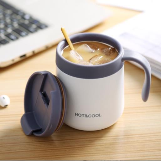 Cốc giữ nhiệt ca đựng trà cafe 350ml - Ly giữ nhiệt hút chân không coffee 350ml hot & cool