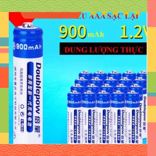 Bộ 4 viên pin tiểu sạc doublepow aaa 900mah