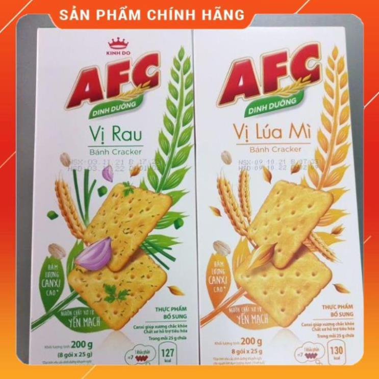 Bánh AFC Vị rau, lúa mì 200g