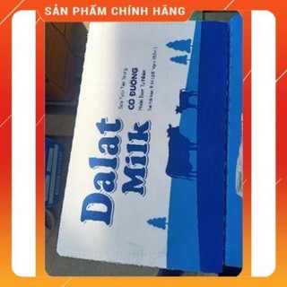  6 lốc sữa tươi tiệt trùng Đà Lạt Milk 180 ml × 24 hộp   Có Đường   Ít Đường  Không Đường   