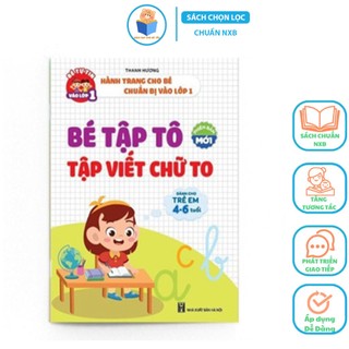 Sách - bé tập tô tập viết chữ to