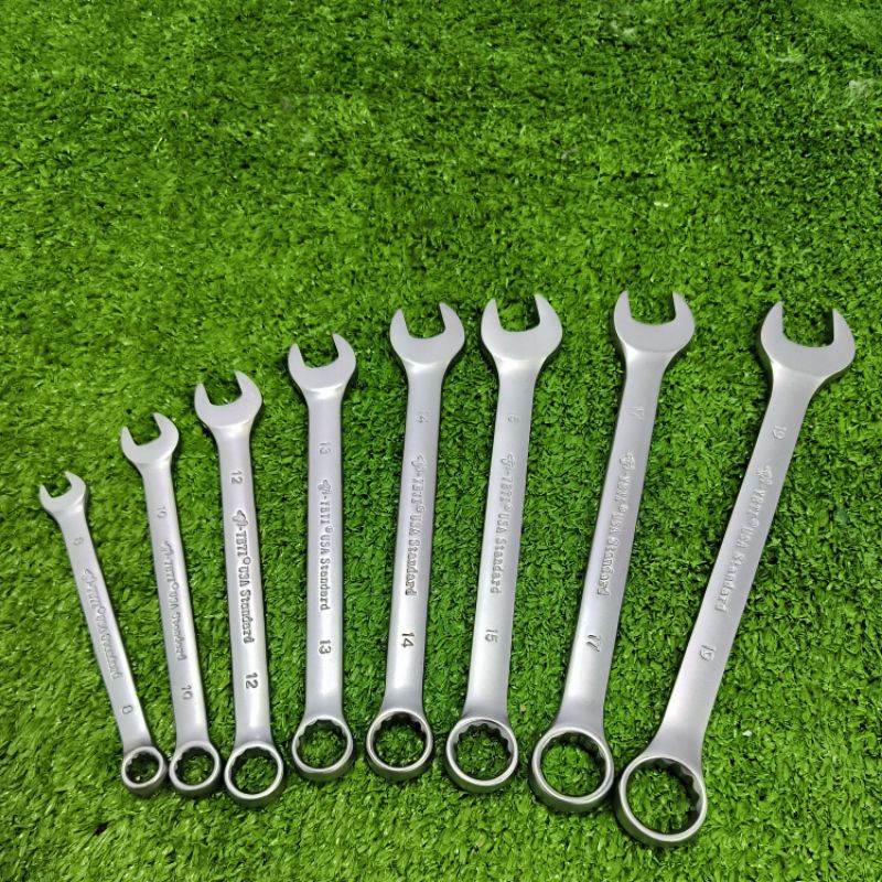 Combo 8 khoá Cờ Lê Vòng Miệng 8"10"12"13"14"15"17"19 Hiệu Yetill (Hàng Loại 1)