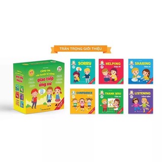 Sách - bộ 6 cuốn cùng con rèn luyện kỹ năng giao tiếp ứng xử 2-6 tuổi
