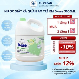 Nước giặt xả quần áo trẻ em Dnee 3000ml chính hãng - shop mẹ Daino