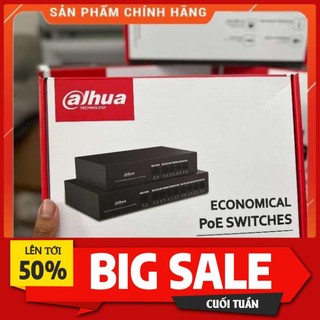 Switch poe dahua pfs3009, 8 port poe và 1 port up link
