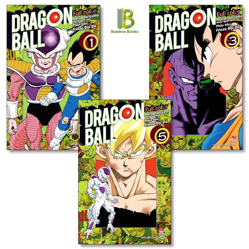 Truyện - Dragon Ball Full Color - Phần Bốn - Frieza Đại Đế - Chọn Lẻ 5 Tập - Akira Toriyama - Kim Đồng