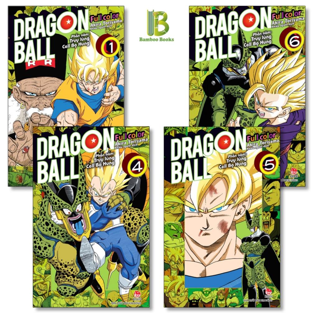 Truyện - Dragon Ball Full Color - Phần Năm - Truy Lùng Cell Bọ Hung - Chọn Lẻ 6 Tập - Akira Toriyama - Kim Đồng