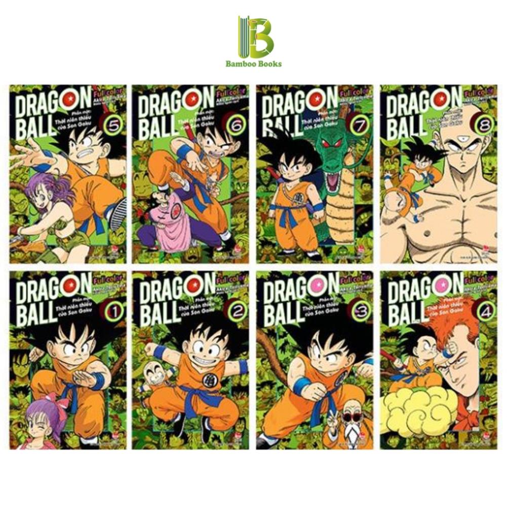 Truyện - Dragon Ball Full Color - Phần Một - Thời Niên Thiếu Của Son Goku - Chọn Lẻ 8 Tập - Akira Toriyama - Kim Đồng