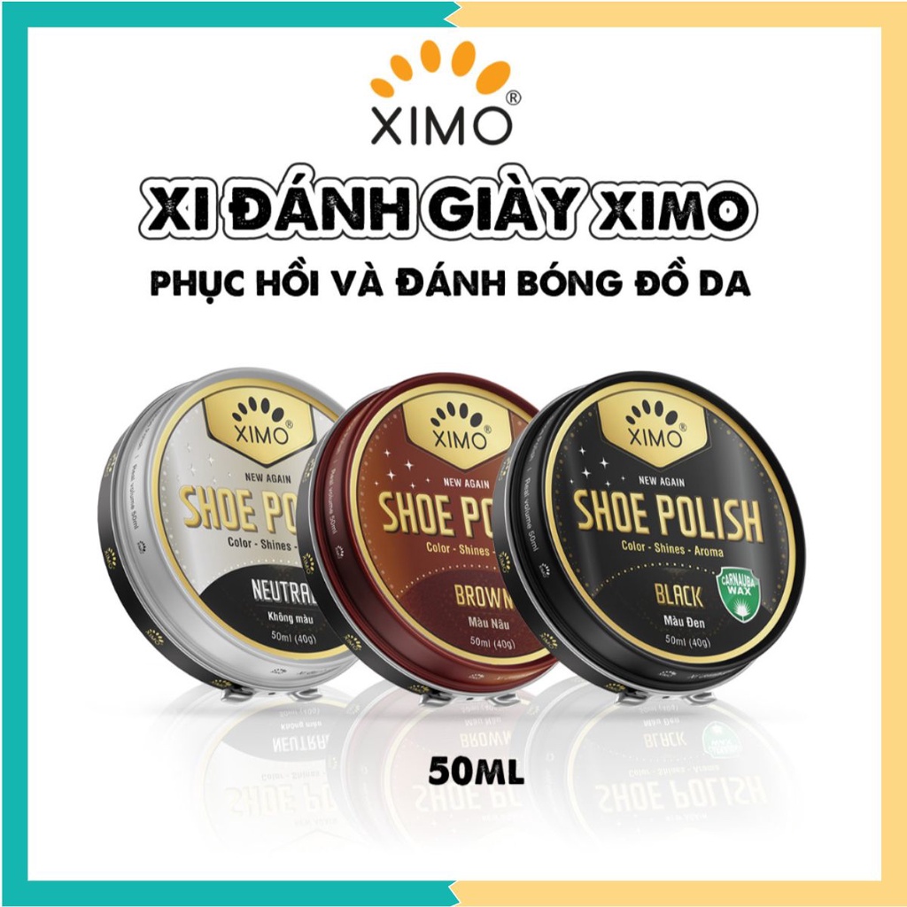 Xi Đánh Giày Dạng Sáp Cao Cấp Ximo 50 mil