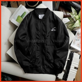 Áo khoác dù bomber unisex 2 lớp mỏng 5 túi