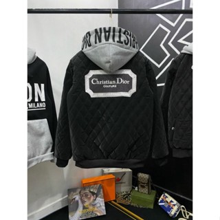 Áo Phao Có Mũ In Chữ Cực Chất Cho Nam Nữ Phối Hot