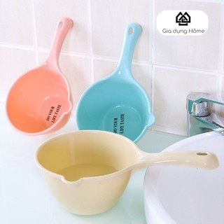Gáo nước, ca nhựa múc nước cán dài tiện lợi - gáo múc nước nhựa cao cấp kiểu dáng hiện đại màu pastel