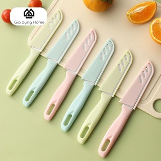 Dao Gọt Trái Cây Mini Màu Sắc Pastel - Dao gọt hoa quả nhiều màu bằng thép không gỉ