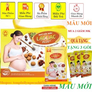 Ngũ cốc bà bầu Lạc Lạc, hộp 30 gói - Ngũ cốc bầu Lạc Lạc siêu dinh dưỡng