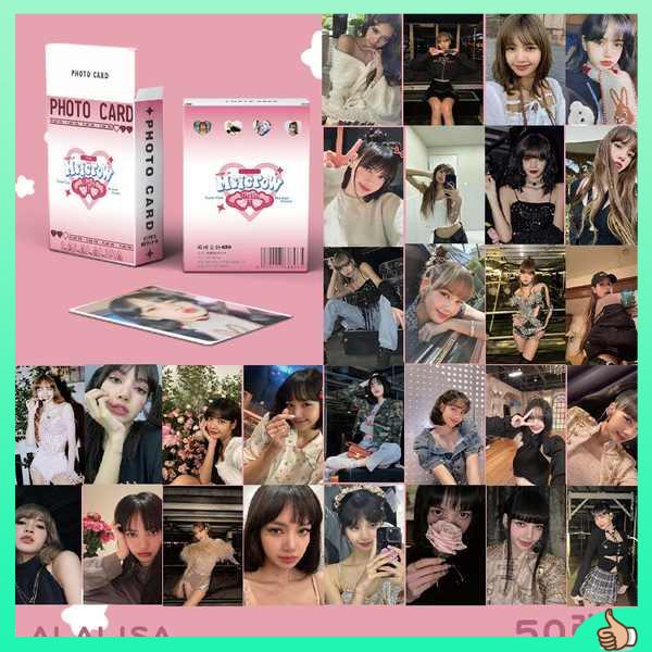 card off blackpink blackpink card Thẻ laser của Lalisa, thẻ ảnh đơn hàng hóa BLACKPINK, thẻ album HD, thẻ nhỏ