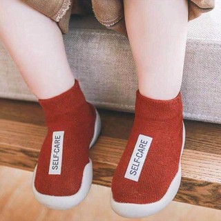 Giày tập đi, giày bún đế mềm, giày bún cổ cao cho bé trai bé gái