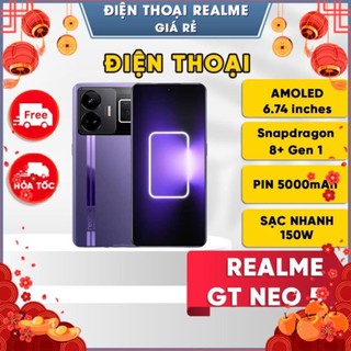 Điện thoại realme gt neo 5 5g|snapdragon 8+ gen 1|sạc 150w