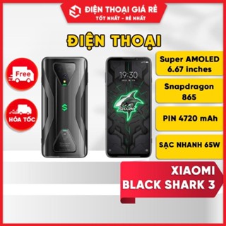[ Giảm 20% ] Điện thoại Xiaomi Black Shark 3 (BH Lỗi 1 Đổi 1) - Snapdragon 865 - Super AMOLED 6.67 Inche