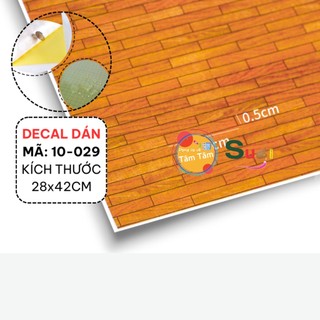 DECAL GỖ , DECAL GẠCH DÁN SÀN MÔ HÌNH