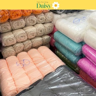 Len Ống - Len Cotton Love Sợi Lớn 3-4mm