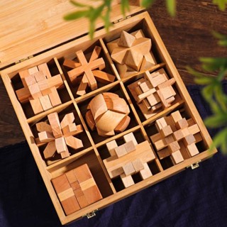 Đồ Chơi Khóa Khổng Minh Giúp Phát Triển Trí Não Dành Cho Người Lớn Và Trẻ Em